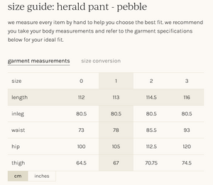 Hearld Pant - Pebble