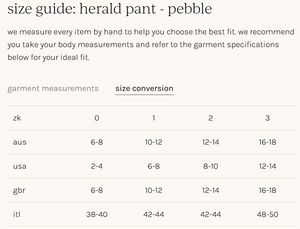 Hearld Pant - Pebble