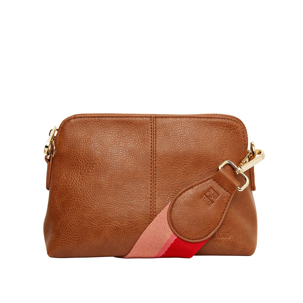 Burbank Crossbody Bag - Tan Pebble