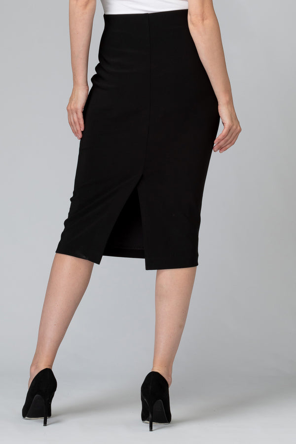 Black Stretch Long Skirt - Size 16