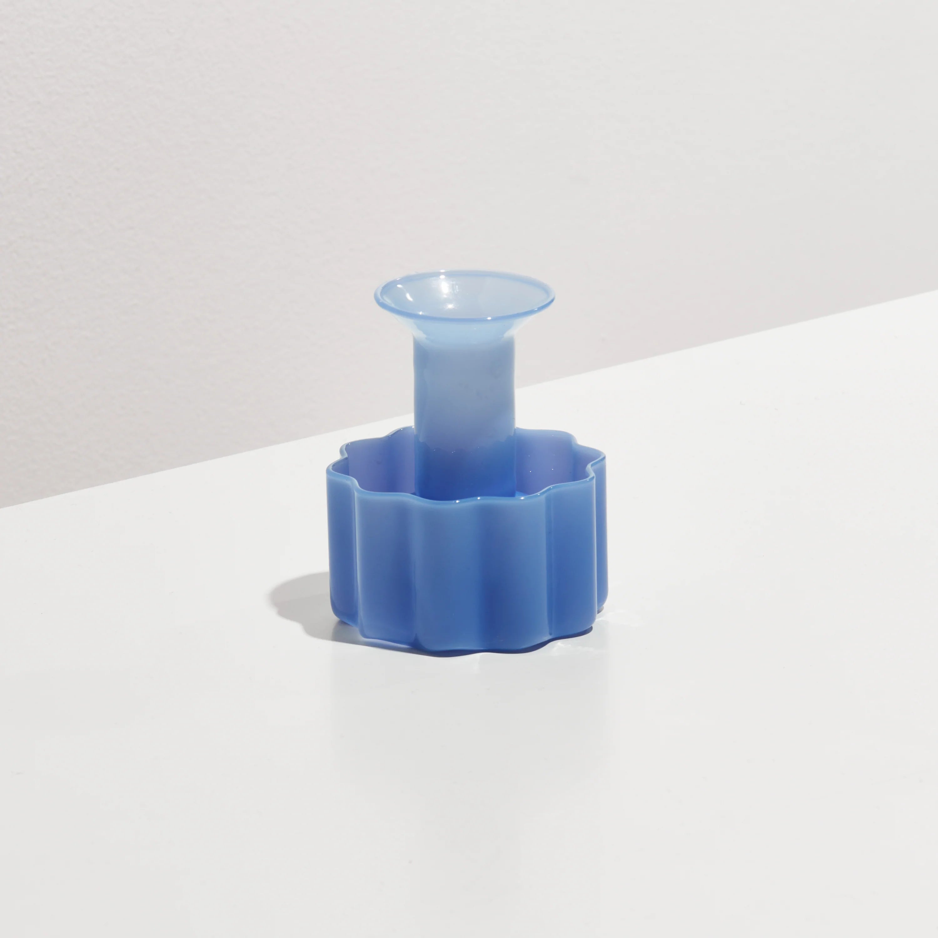 Wave Candle Holder - Blue