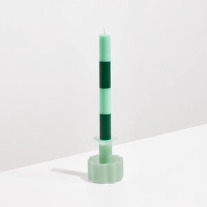 Wave Candle Holder - Jade