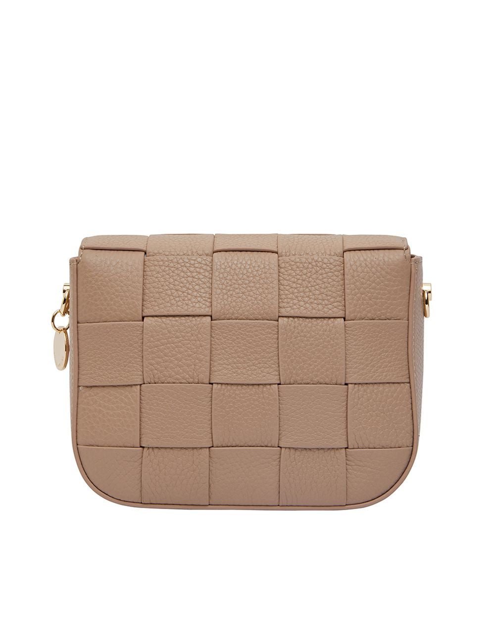 Clara Weave Crossbody Bag - Fawn